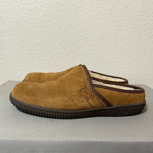 UGG Men’s Corduroy Rubber‎ Sole Slippers with Wool Lining main image 7